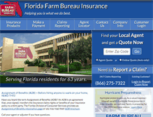 Tablet Screenshot of floridafarmbureau.com